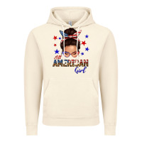 Vintage Artic all american girl messy bun Vintage Hoodie - texasbilliewilder
