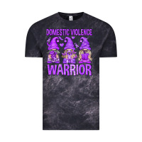 Cloud Black Domestic Violence Warrior Gnomes Vintage Tee - texasbilliewilder