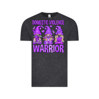 Vintage Black Domestic Violence Warrior Gnomes Vintage Tee - texasbilliewilder