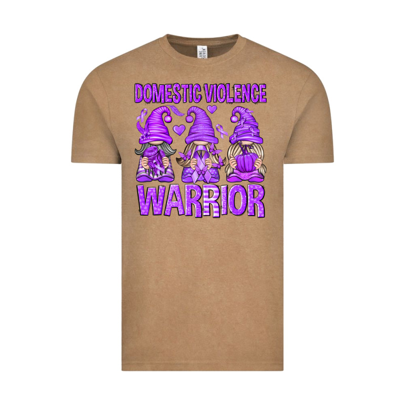 Domestic Violence Warrior Gnomes Vintage Tee by texasbilliewilder | Teevron