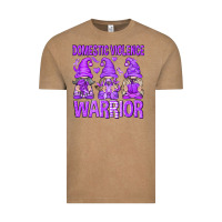 Vintage Coffee Domestic Violence Warrior Gnomes Vintage Tee - texasbilliewilder