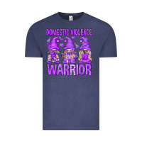 Vintage Denim Domestic Violence Warrior Gnomes Vintage Tee - texasbilliewilder