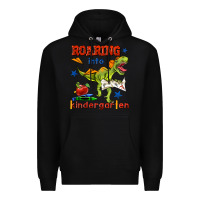 Black roaring into kindergarten Premium Hoodie - BundleAndBundleShop