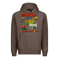 Coffee roaring into kindergarten Premium Hoodie - BundleAndBundleShop