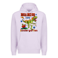 Lilac roaring into kindergarten Premium Hoodie - BundleAndBundleShop
