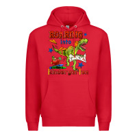 Red roaring into kindergarten Premium Hoodie - BundleAndBundleShop