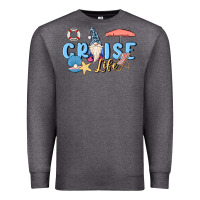 Charcoal Heather cruise life sailor gnome Premium Sweatshirt - MaliasSmallBusiness