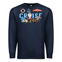 Navy cruise life sailor gnome Premium Sweatshirt - MaliasSmallBusiness