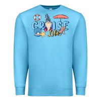 Ocean Blue cruise life sailor gnome Premium Sweatshirt - MaliasSmallBusiness