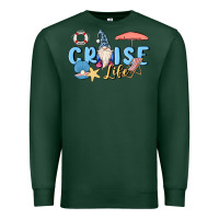 Sports Green cruise life sailor gnome Premium Sweatshirt - MaliasSmallBusiness