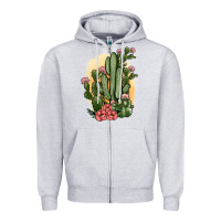 Cactus Zipper Hoodie | Teevron