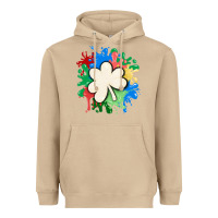 Mushroom st patricks day shamrock autism Heavyweight Hoodie - MaliasSmallBusiness