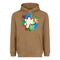 Toasted Coconut st patricks day shamrock autism Heavyweight Hoodie - MaliasSmallBusiness