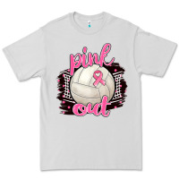 Dove Grey Pink Out Volleyball Premium Tee - BarkalooDesign