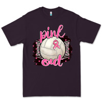 Plum Pink Out Volleyball Premium Tee - BarkalooDesign