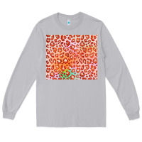 Moon Dust orange leopard glitter Long Sleeve Tee - JahusDesignShop