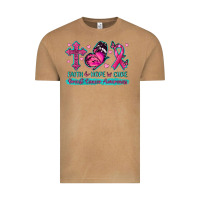 Vintage Camel Faith Hope Cure Breast Cancer Awareness Vintage Tee - texasbilliewilder