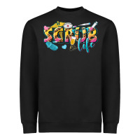 Black scrub life Heavyweight Sweatshirt - texasbilliewilder