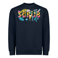 Navy scrub life Heavyweight Sweatshirt - texasbilliewilder