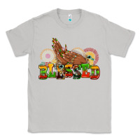 Moon Dust blessed afro woman hands Classic Tee - AdoDesignShop