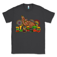 Smoke blessed afro woman hands Classic Tee - AdoDesignShop