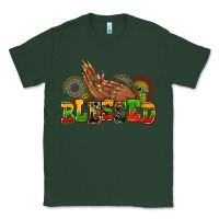 Sports Green blessed afro woman hands Classic Tee - AdoDesignShop