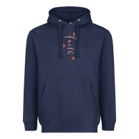 Navy faith cross Heavyweight Hoodie - MaliasSmallBusiness