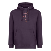 Plum faith cross Heavyweight Hoodie - MaliasSmallBusiness
