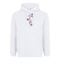 White faith cross Heavyweight Hoodie - MaliasSmallBusiness