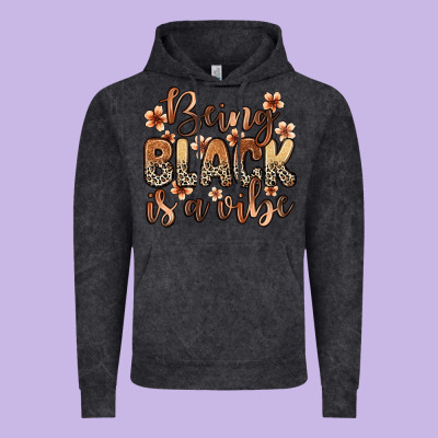 Vintage Hoodie being black is a vibe