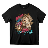 Black free spirit appaloosa horse Heavy Core Tee - LillyAllenDesigns