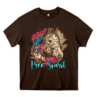Chocolate Brown free spirit appaloosa horse Heavy Core Tee - LillyAllenDesigns
