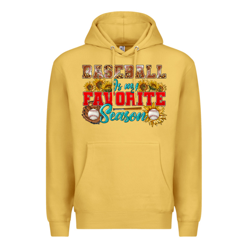 Baseball Is My Favorite Season Premium Hoodie by BundleAndBundleShop | Teevron