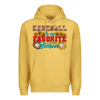 Antique Gold baseball is my favorite season Premium Hoodie - BundleAndBundleShop