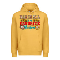 Mustard baseball is my favorite season Premium Hoodie - BundleAndBundleShop