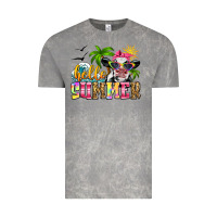 Cloud Rock hello summer cow Vintage Tee - Zillion Design Studio