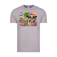 Vintage Zinc hello summer cow Vintage Tee - Zillion Design Studio