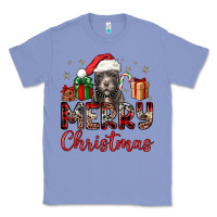 Colony Blue merry christmas pitbull Classic Tee - JahusDesignShop