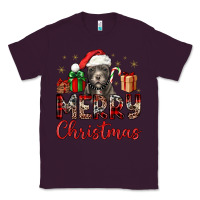 Plum merry christmas pitbull Classic Tee - JahusDesignShop