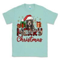 Seafoam merry christmas pitbull Classic Tee - JahusDesignShop