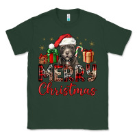 Sports Green merry christmas pitbull Classic Tee - JahusDesignShop