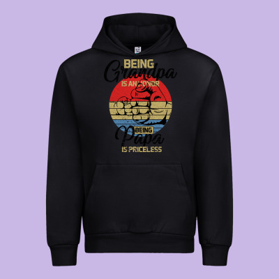 Being Grandpa İs An Honor Being Papa İs Priceless Urban Hoodie Designed By Bettercallsaul