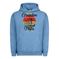 Pigment Pebble Blue Being Grandpa İs An Honor Being Papa İs Priceless Urban Hoodie - Bettercallsaul