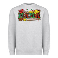 Heather Grey mama softball Heavyweight Sweatshirt - Zillion Design Studio