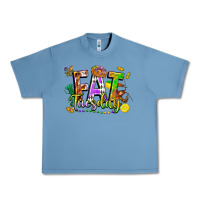 Pebble Blue fat tuesday Urban Heavy Tee - FaDigitalArtStudio