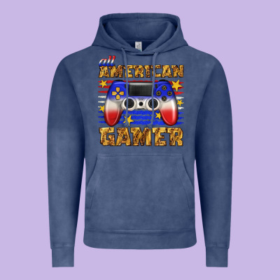 Vintage Hoodie all american gamer