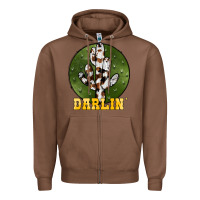 Chestnut cowhide darlin Zipper Hoodie - JahusDesignShop
