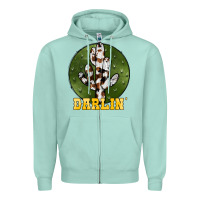 Seafoam cowhide darlin Zipper Hoodie - JahusDesignShop