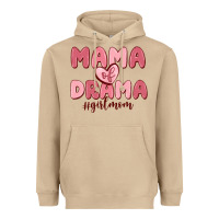 Mushroom mama of drama girl mom Heavyweight Hoodie - MaliasSmallBusiness