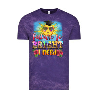 Cloud Purple future so bright i need Vintage Tee - Zillion Design Studio